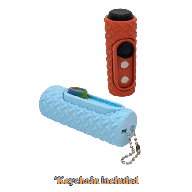 2 in 1 Fidget Toy Smooth Magnetic Slider, Press, & Click