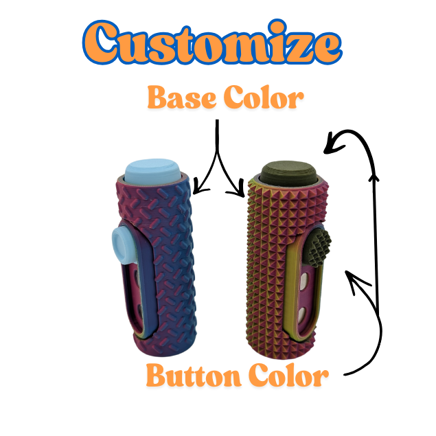 2 in 1 Fidget Toy Magnetic Slider, Press, & Click