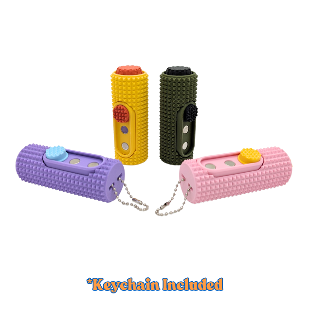 3 in 1 Fidget Toy Magnetic Slider, Spin, & Click