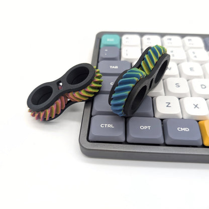 Fidget Gear Ring | Quiet Spinner and Flip Fidget Toy