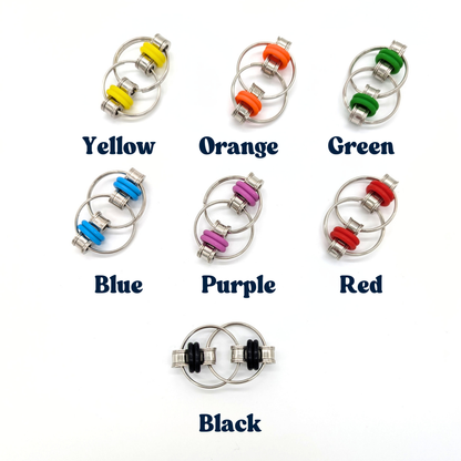 Flip Chain Quiet Fidget Toy | Custom Personalization | Sensory Tactile Toy