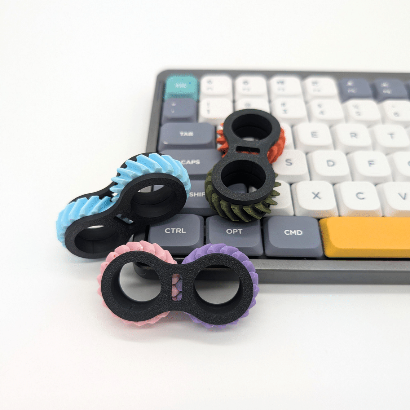 Fidget Gear Ring | Quiet Spinner and Flip Fidget Toy