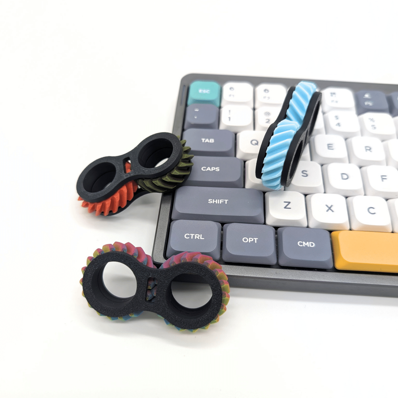 Fidget Gear Ring | Quiet Spinner and Flip Fidget Toy