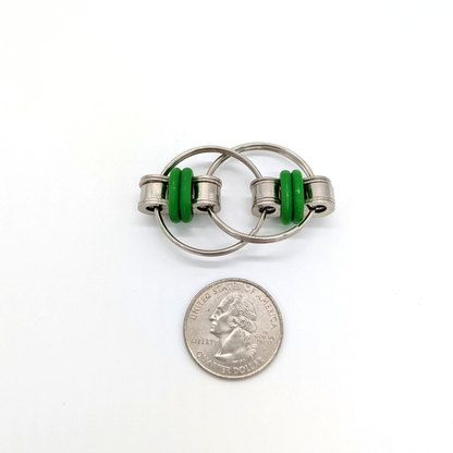 Flip Chain Quiet Fidget Toy | Custom Personalization | Sensory Tactile Toy