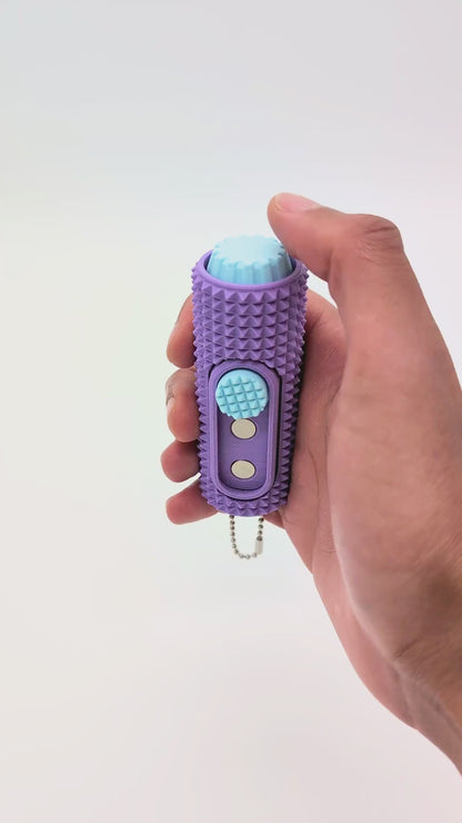 3 in 1 Fidget Toy Magnetic Slider, Spin, & Click