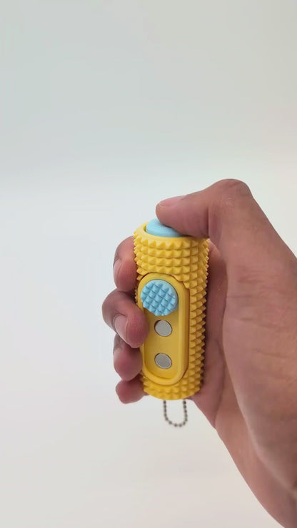 2 in 1 Fidget Toy Magnetic Slider, Press, & Click